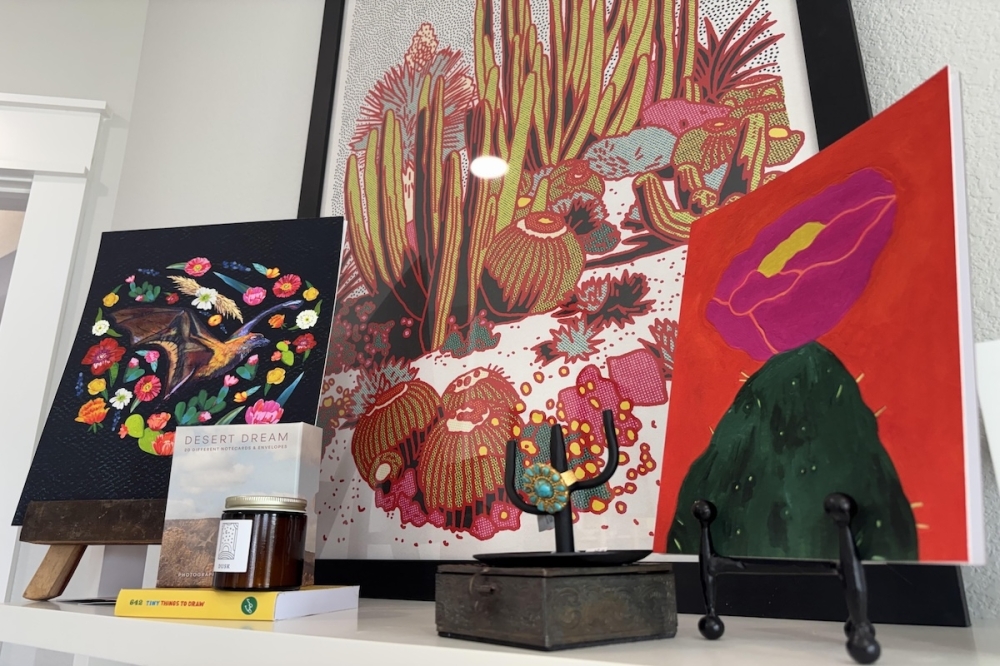 Elements Art Collective & Gifts will offer a wide variety of original art pieces, gifts and more, Owner Sarah Donovan said. (Andrew Creelman/Community Impact)