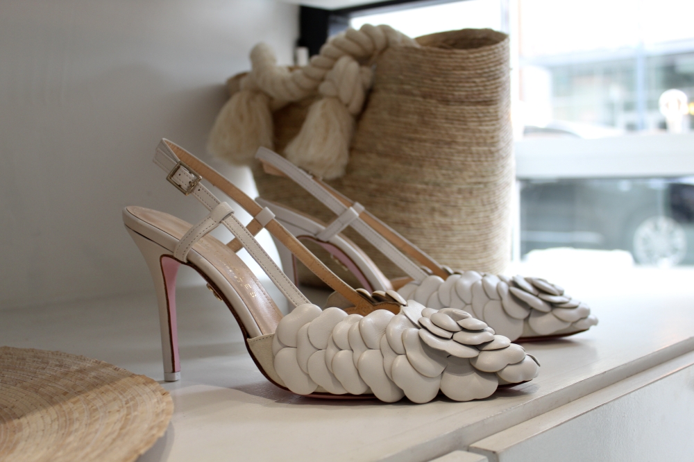 At Bowtique customers can find shoes from high heels to boots. (Jovanna Aguilar/Community Impact)