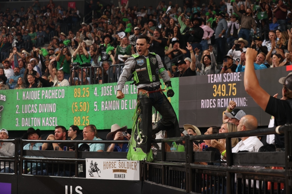 Many riders on the Austin Gamblers team are from Brazil, including team captain Jose Vitor Leme. (Courtesy Bull Stock Media)