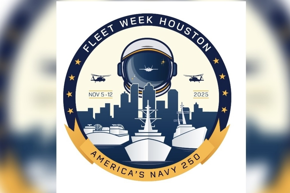 Houston's Fleet Week logo was revealed Aug. 22. (Courtesy City of Houston)