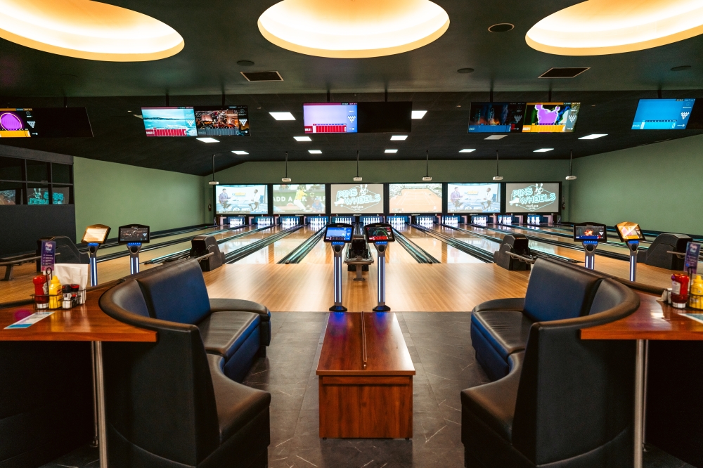 Customers can enjoy bowling for as little as $10 on Thursdays. (Courtesy Pins & Wheels at Playland)