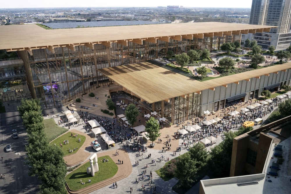The George R. Brown Convention Center is set to undergo a major expansion in the next three years. (Rendering courtesy Houston First Corporation)