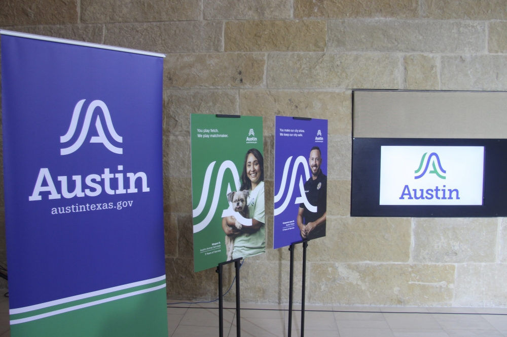 Austin's new logo and branding will be used across city departments. (Ben Thompson/Community Impact)