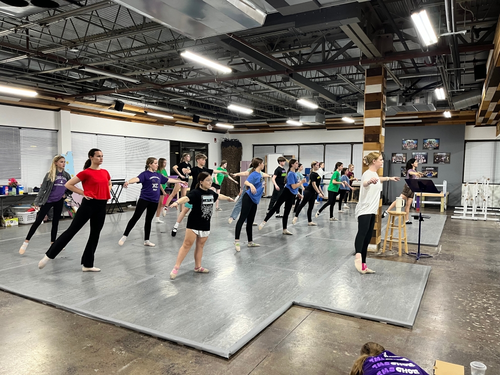 Children in ballet class Keller