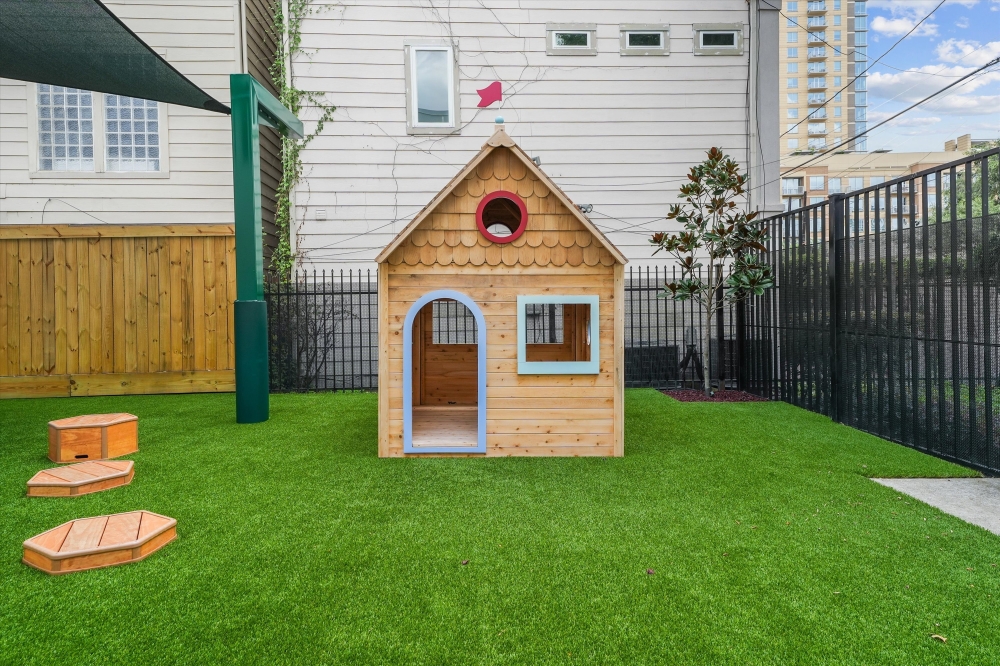 Playground at Montessori school