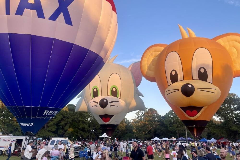 The second annual Balloon Glow and Laser show will feature hot air balloon rides on Oct. 17-18. (Courtesy Balloon Glow and Laser Show)