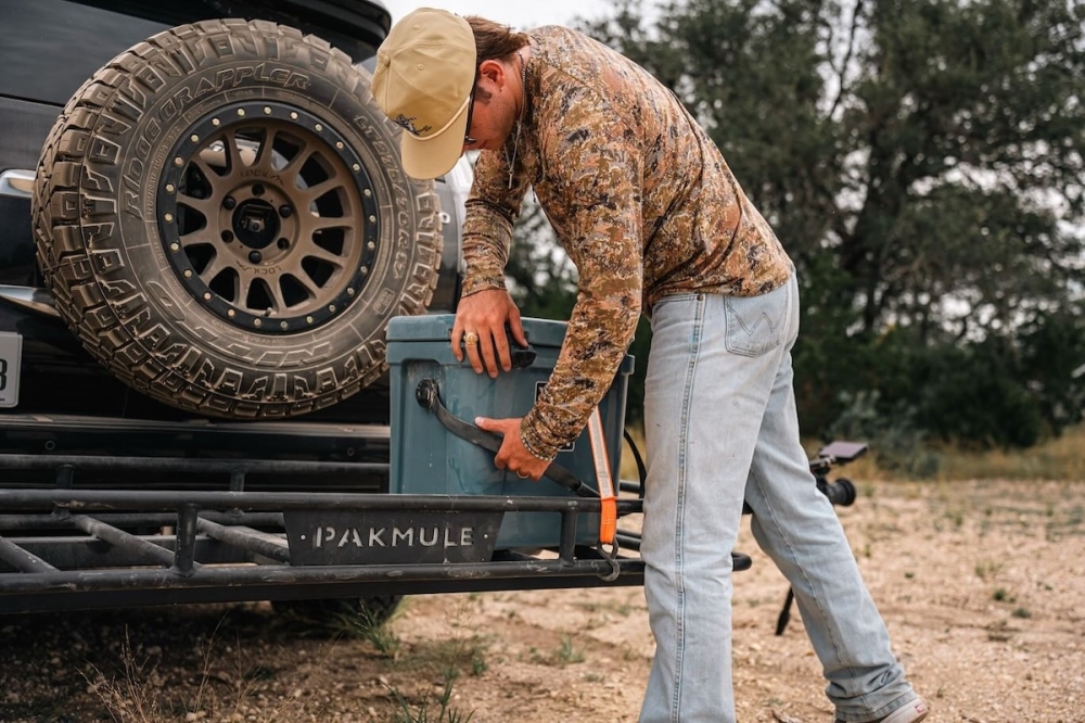 Pskmule cargo carriers can be universally fitted onto mostly any truck or SUV with a hitch. (Courtesy Pakmule)
