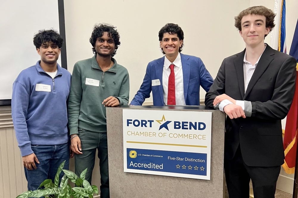 The nonprofit partners with local community organizations, such as the Fort Bend Chamber of Commerce, Sugar Land Fire Department and regional representatives. (Courtesy Silver Heart Care)