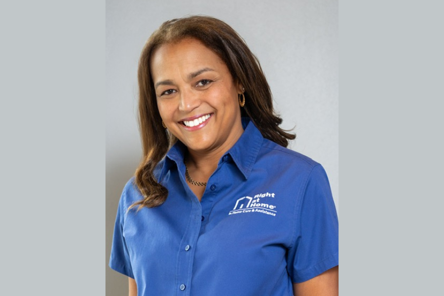 woman smiling