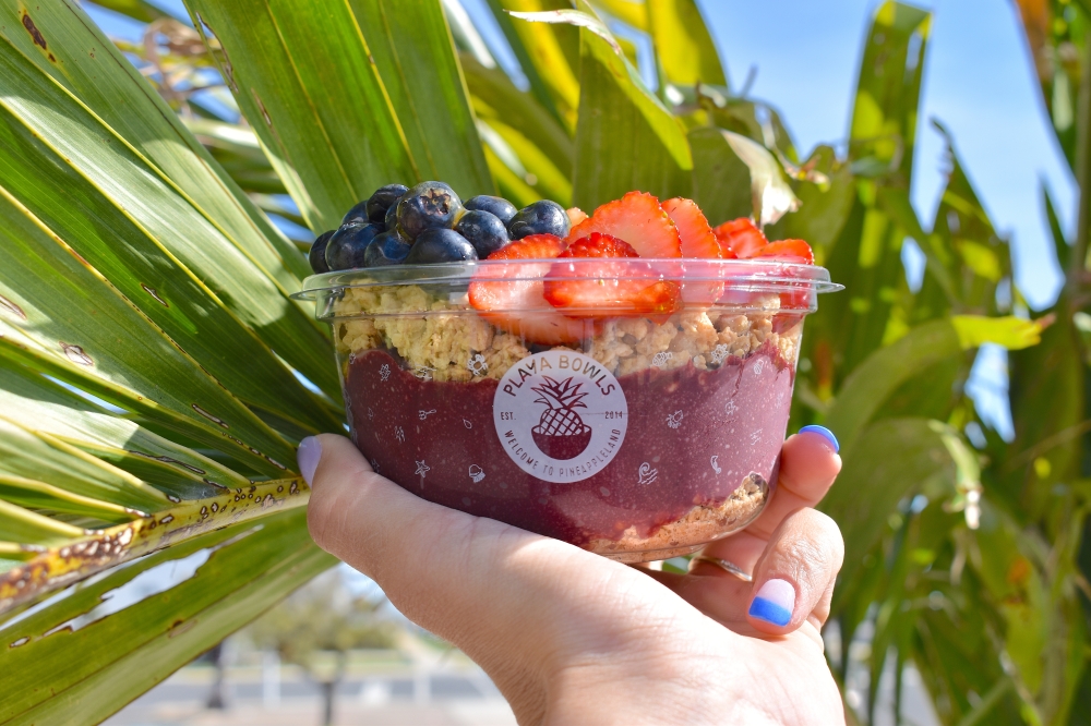 Playa Bowls offers acai bowls, smoothies, juices, cold brews and cold-pressed juices. (Courtesy Playa Bowls)
