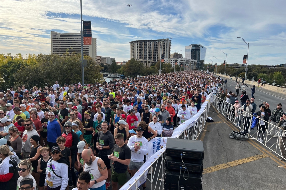 The ThunderCloud Subs Turkey Trot has been an annual tradition in Austin since 1991. (Courtesy ThunderCloud Subs)