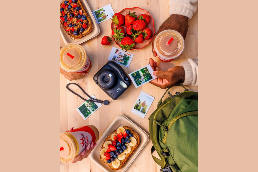 Smoothie King fruit on table