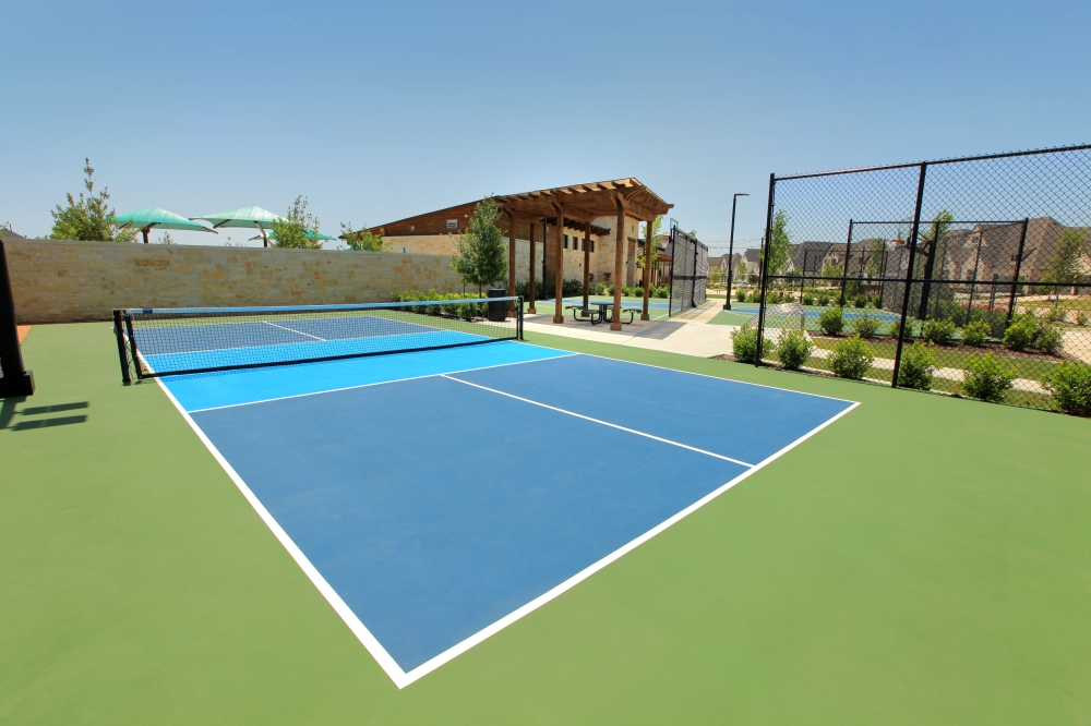 Pickleball court in master-planned community in Celina