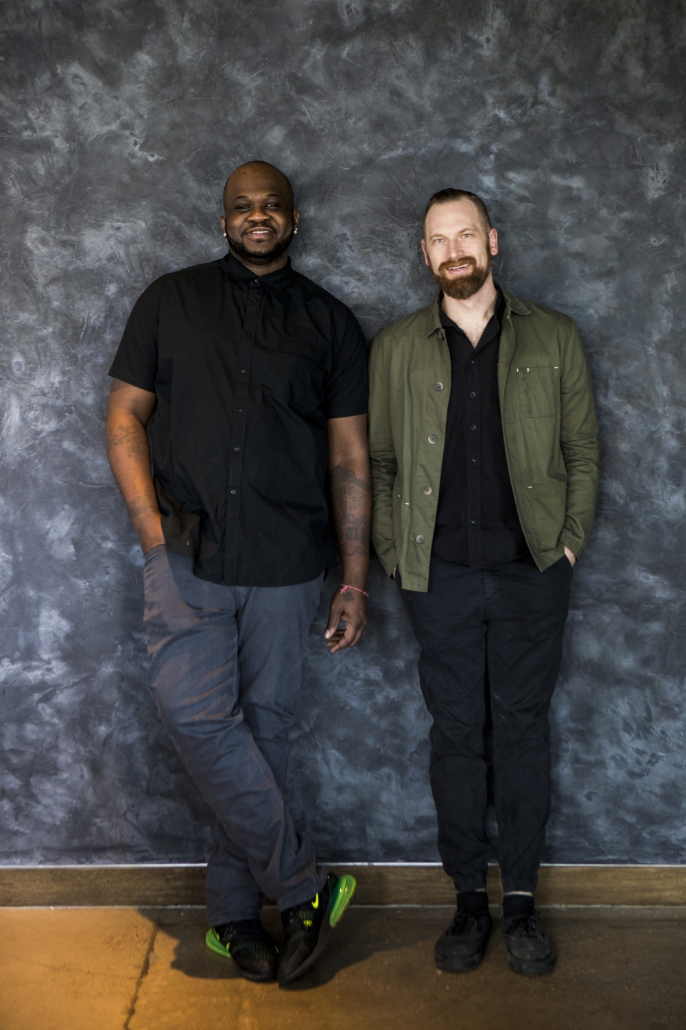 (L-R) Tavel Bristol-Joseph and Kevin Fink lead the Emmer & Rye Hospitality Group. (Courtesy Emmer & Rye/Photo by Jessica Attie)