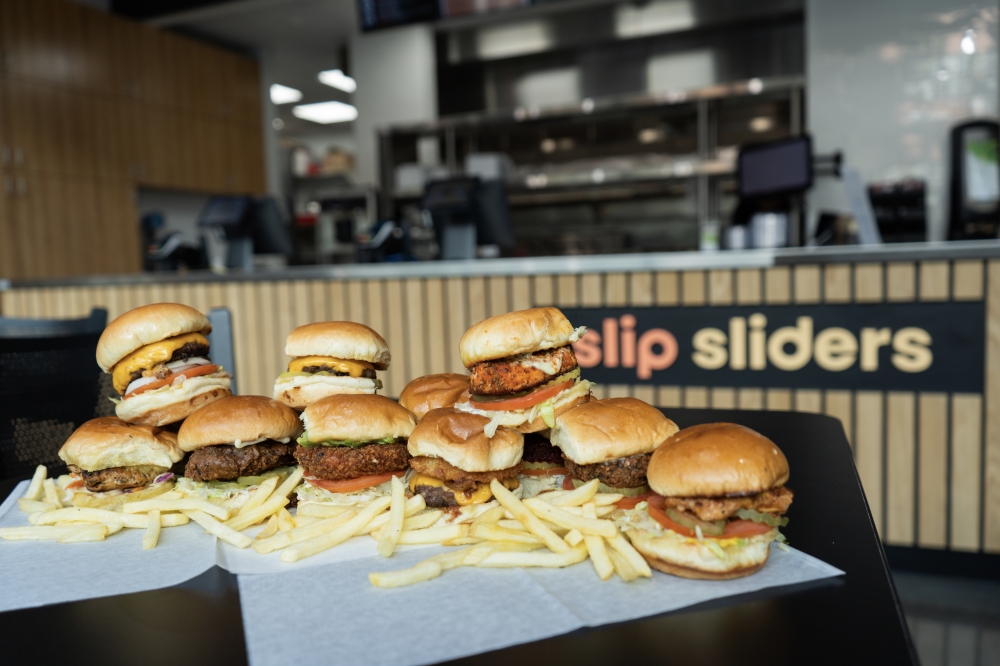Founder Rasheed Refaey said he created the restaurant for those looking to eat quick lunches or casual dinners. (Courtesy Juliana Workman/Slip Sliders)