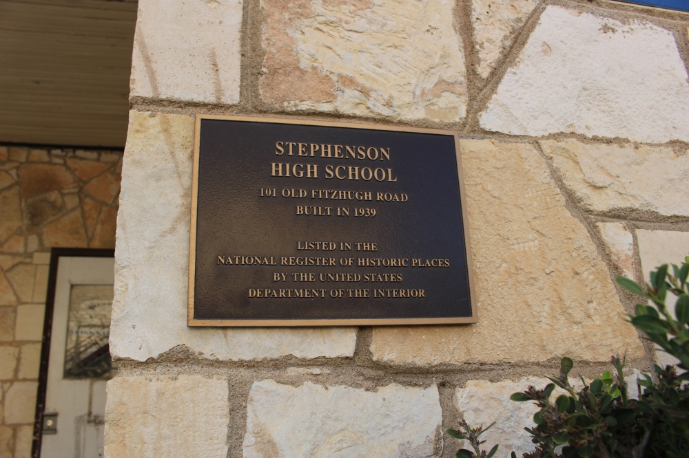 From 1939-1949 the Stephenson Building served as Stephenson High School. (Sienna Wight/Community Impact)
