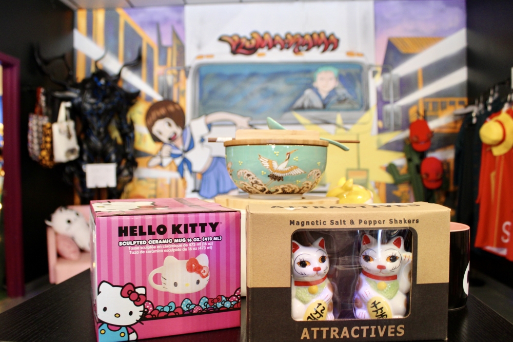 At Kuma Rama customers can find several gift options for anime fans. (Jovanna Aguilar/Community Impact)