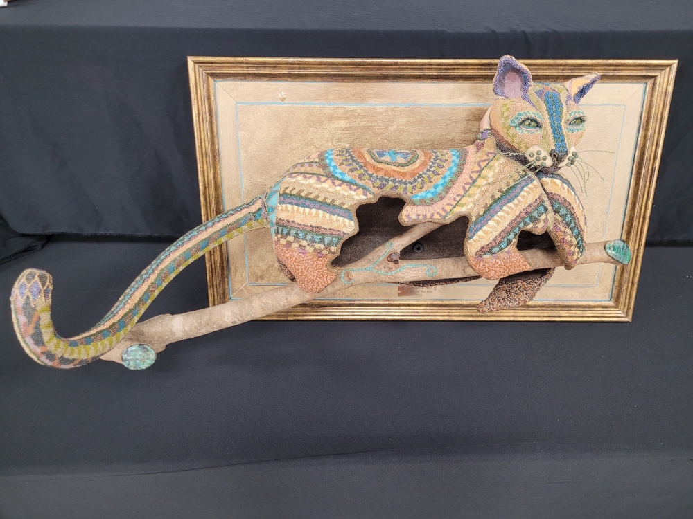 Gourd art can be made into many things including lamps, ornaments, baskets and more. ( Courtesy Texas Gourd Society)