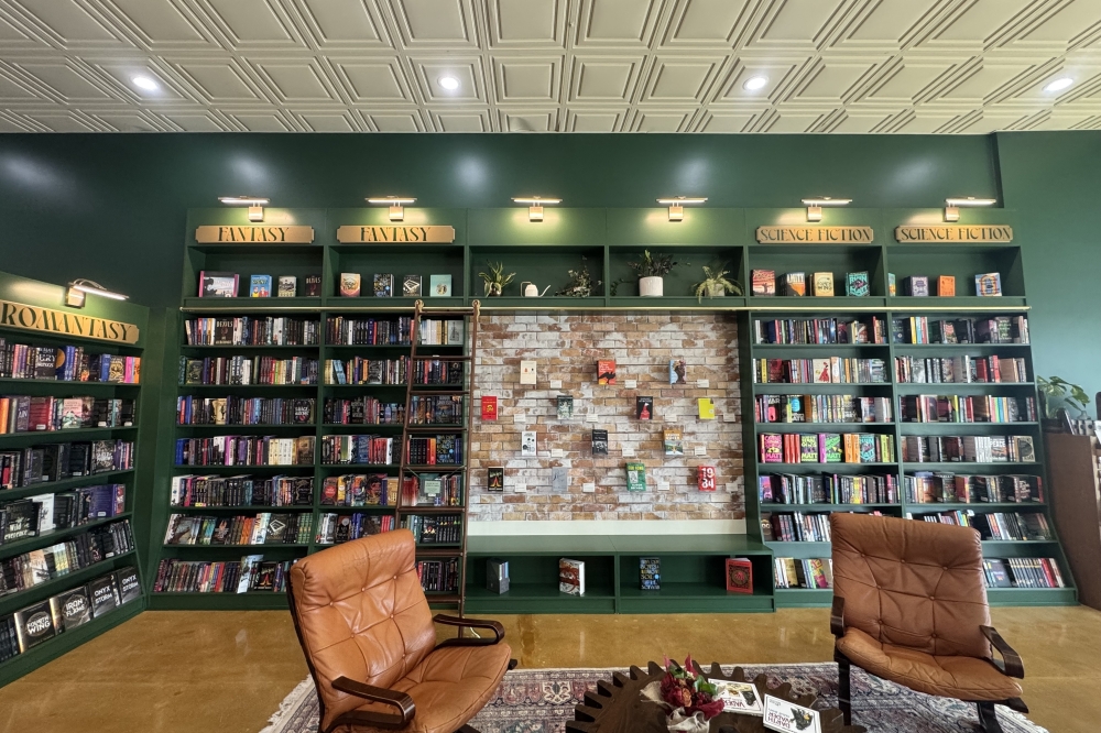 The couple wanted to sought to create a wide selection of science fiction and fantasy, their favorite genres. (Parks Kugle/Community Impact)