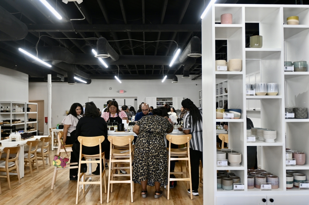 The store hosts public workshops, corporate outings and private events. (Roo Moody/Community Impact)