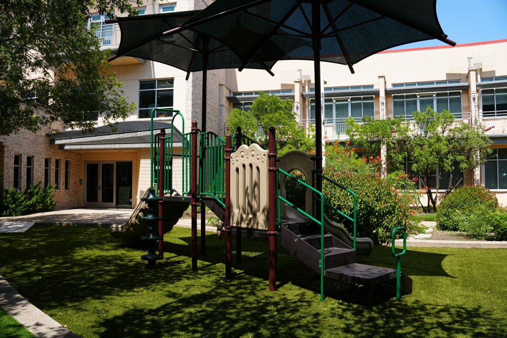The nonprofit's house in the Mueller neighborhood serves 30 families with a playground, fitness facilities, a dining area and more. (Courtesy Ronald McDonald House of Central Texas)