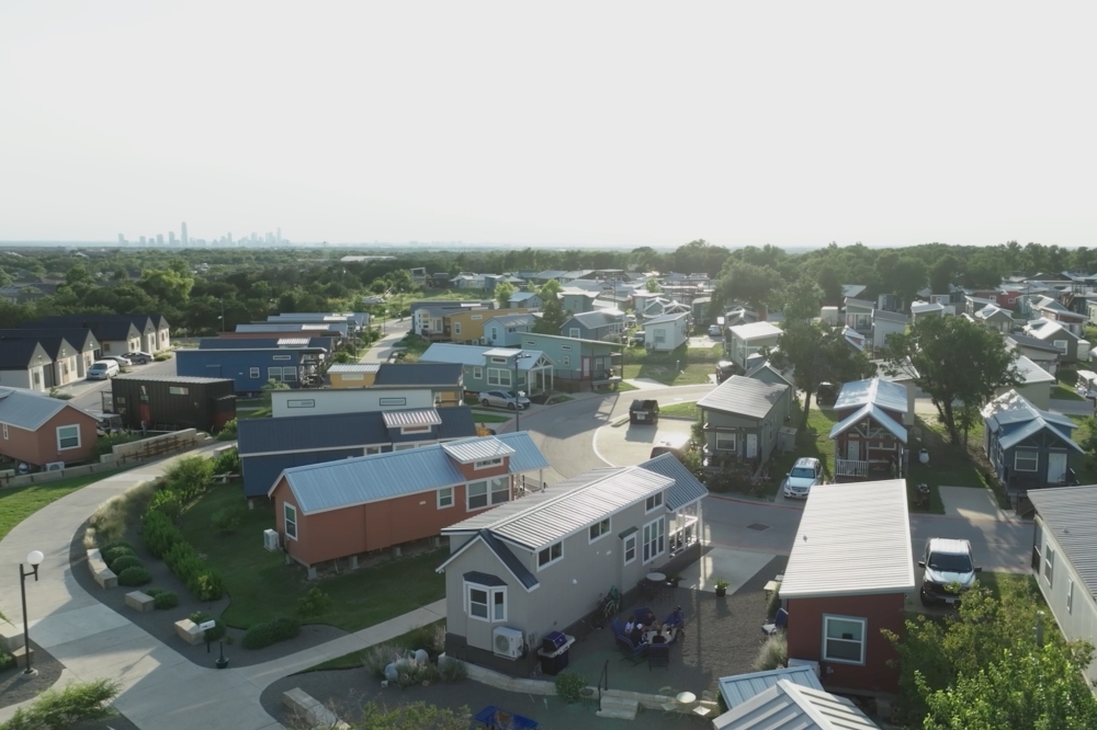 Community First! Village houses hundreds of people on several dozen acres in Northeast Austin. (Courtesy Mobile Loaves & Fishes)