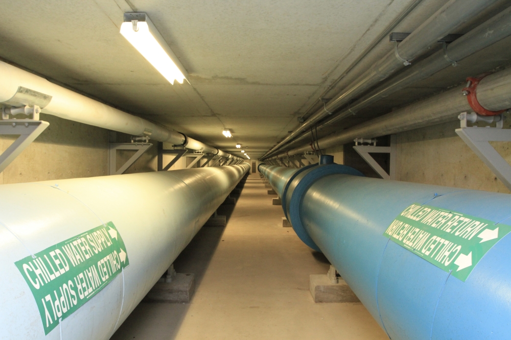 Austin Energy is adding a new District Cooling Plant and pipe infrastructure downtown alongside the Austin Convention Center redevelopment. (Courtesy Austin Energy)