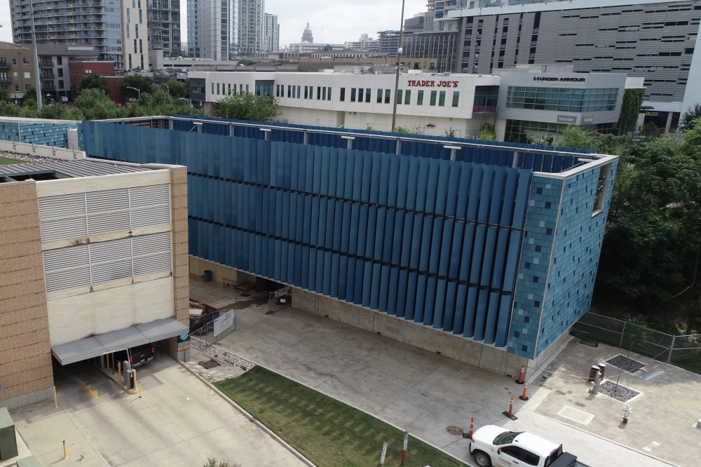 One of Austin Energy's three downtown cooling plants is located in the Seaholm district. (Courtesy Austin Energy)