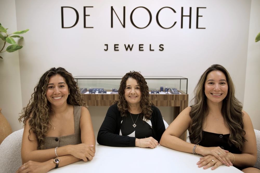 Berrios opened the store with the help of her two daughters, Jennifer and Sandra. (Courtesy De Noche Jewels)