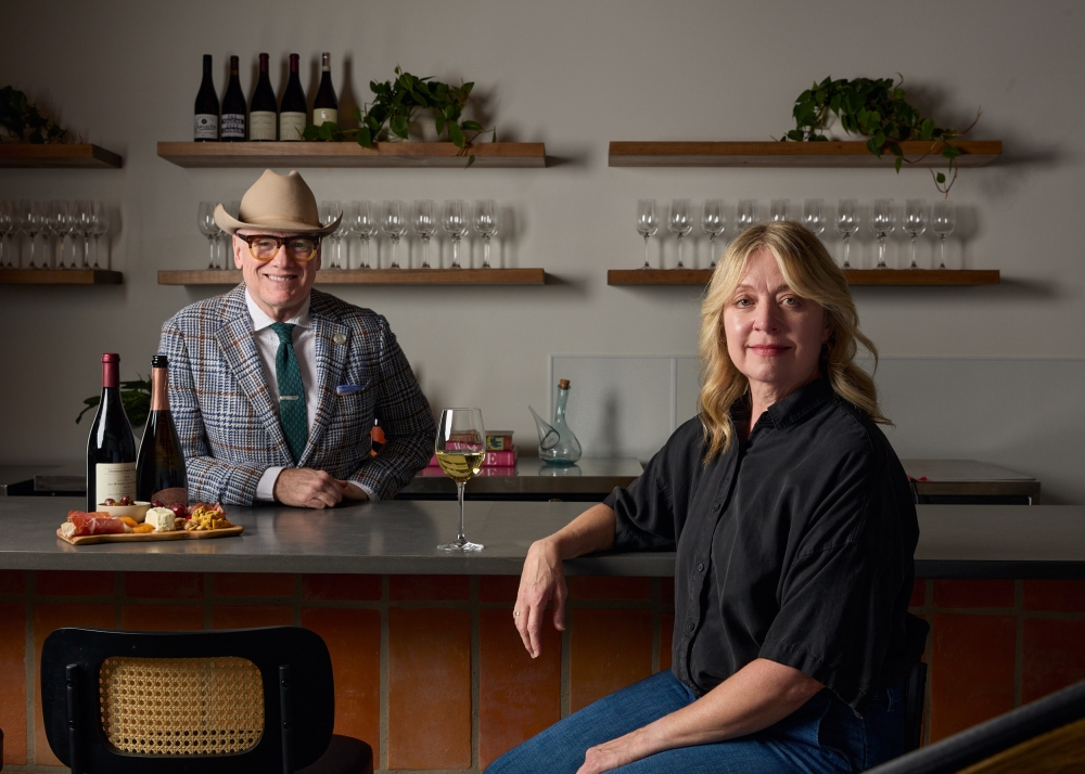 The business was founded by Rachel Roberts and Dale Ellington. (Courtesy Flourish Plant Shop & Wine Bar)