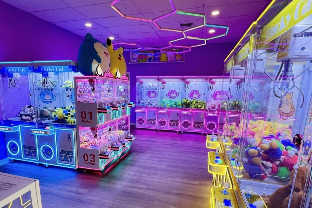 The claw machine arcade is now open in the Garden Oaks area, just outside of Houston’s Inner Loop. (Courtesy The Claw Heights)