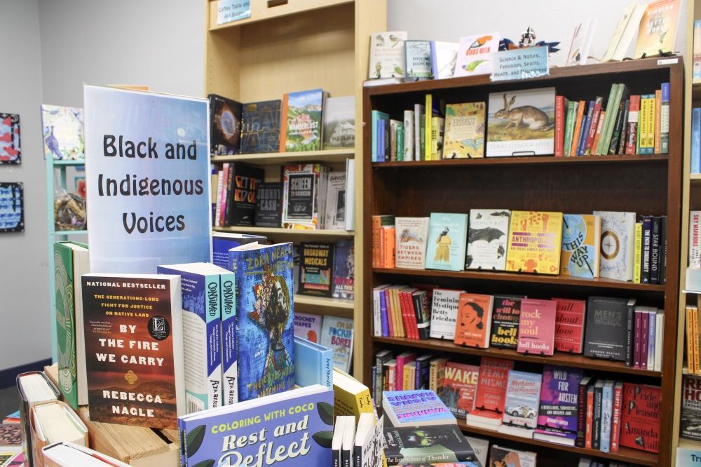 The store features a variety of genres including history, sexuality, fiction, nonfiction, Black and Indigenous Voices and more. (Dacia Garcia/Community Impact)