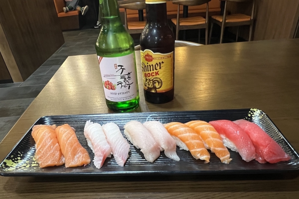 The restaurant features both a lunch and dinner all-you-can-eat sushi menu. (Courtesy East Blue Sushi)