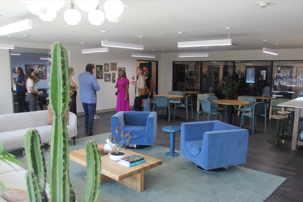 Libertad Austin features a community room for residents. (Ben Thompson/Community Impact)