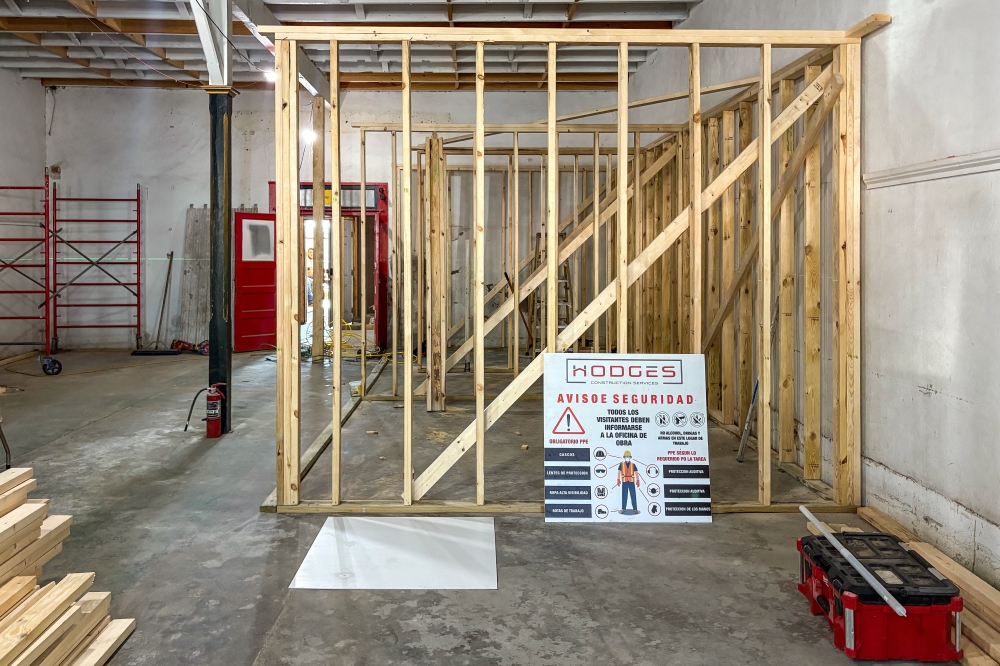 Smithville-based Hodges Construction Services is completing the project. (Joel Valley/Community Impact)