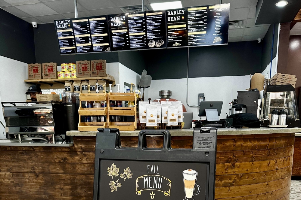 The new Halfway Market grocery and convenience store serves as the second location for coffee shop and cafe Barley Bean. (Courtesy Mohit Mehra)
