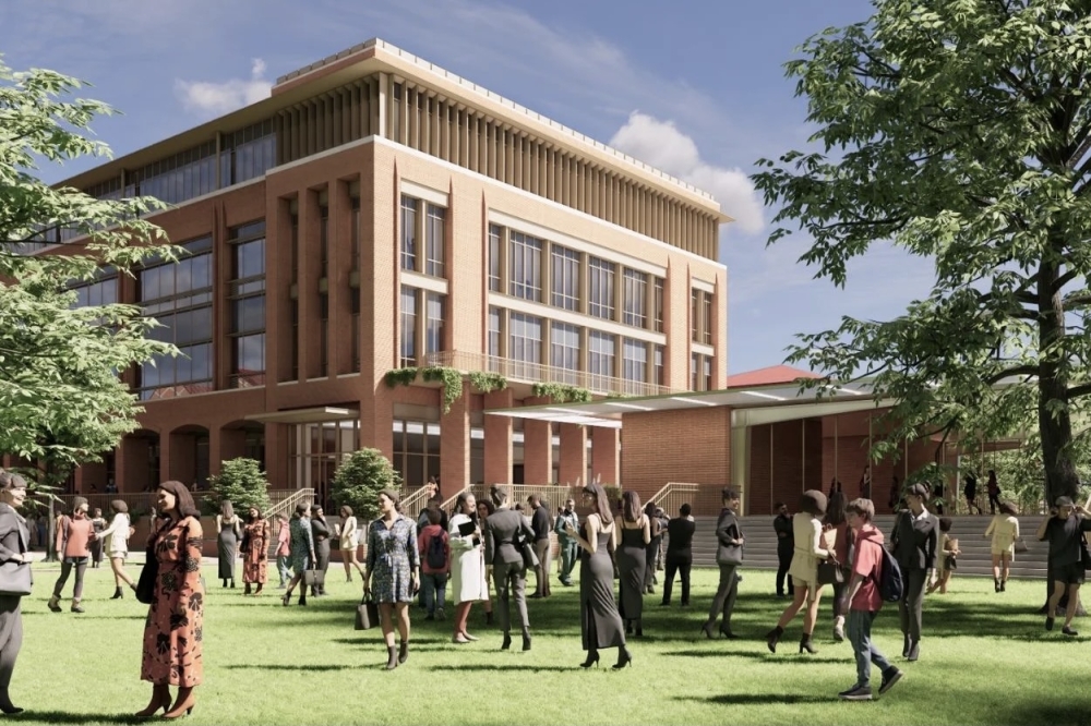 The Moody Center Complex is being designed by the architecture firm Olson Kundig. (Rendering courtesy Olson Kindig)