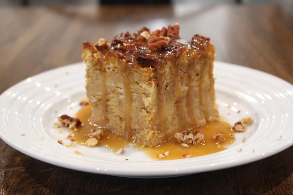 Gulf Coast Bread Pudding is currently offering its seasonal Pumpkin bread pudding. (Courtesy Gulf Coast Bread Pudding)