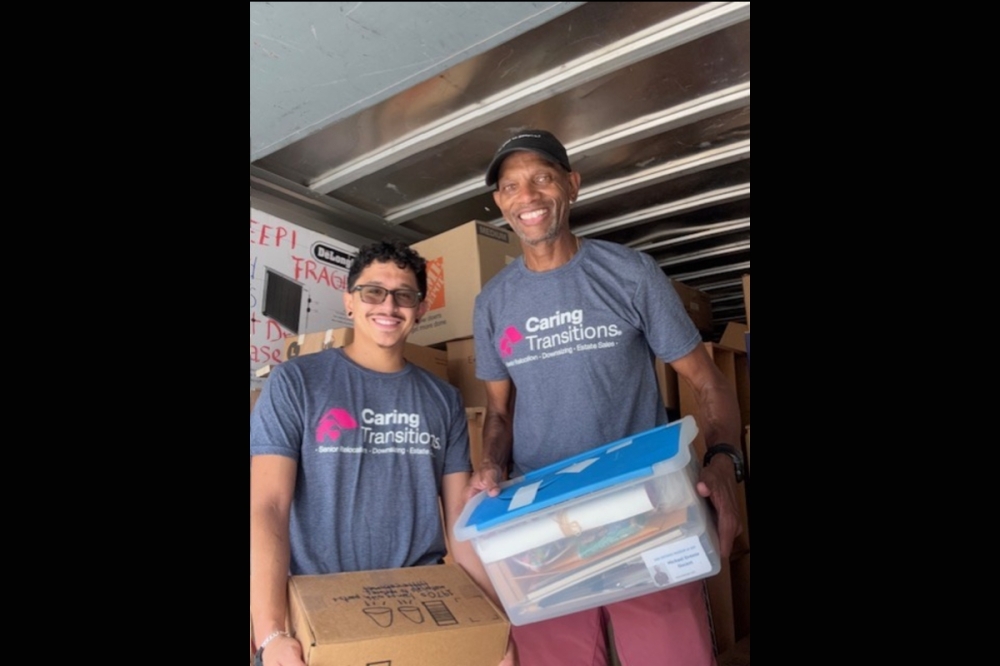 Bobby Wilkinson (right) is the Owner of Caring Transitions of San Antonio Central. (Courtesy Caring Transitions)