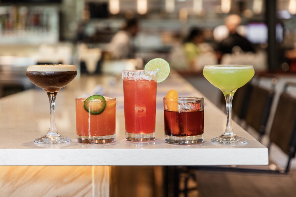 Hungry's new cocktails include a lineup of drinks made with a combination of spirits and freshly press juices made in-house. (Courtesy Becca Wright)