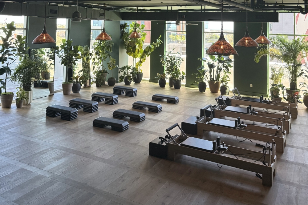 Paseo features several fitness amenities including a yoga studio. (Courtesy LV Collective)