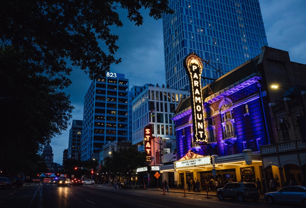 The theatre has remained in its same location on South Congress since it first opened. (Courtesy Paramount Theatre/Photo by Rachel Parker)