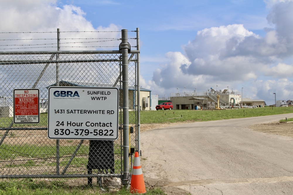 The Guadalupe-Blanco River Authority operates several water facilities in the region, including the Sunfield Water Reclamation Facility in Buda. (Community Impact staff)