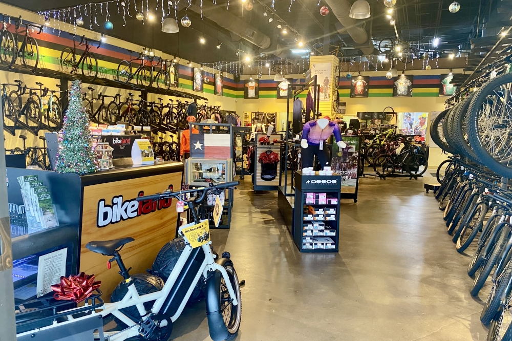 Bikeland offers a variety of upscale bikes and equipment in Shenandoah. (Courtesy Bikeland)