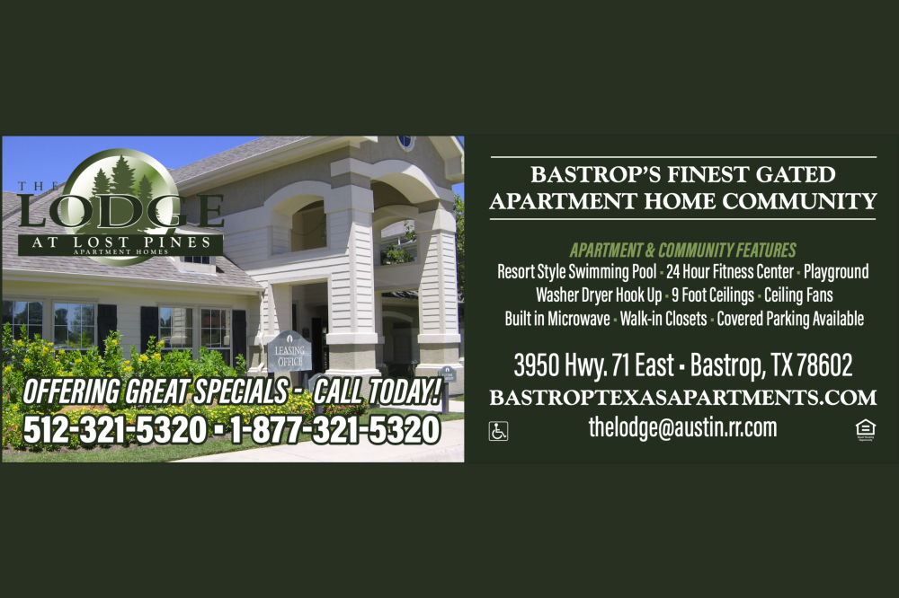 Bastrop apartment ad