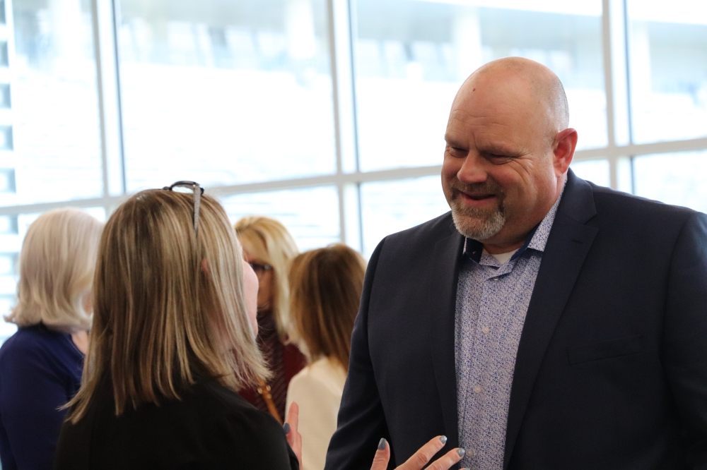 Rider approaches the role of the KISD PD with an 'educator first' mindset by engaging with student groups and leading community safety initiatives. (Courtesy Katy ISD) 