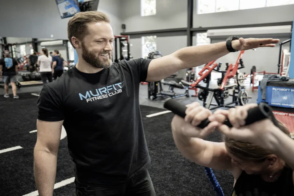 MURFIT Fitness Club Co-Founder Blake Murdoch was a personal trainer and coach for over 15 years before opening his gym. (Courtesy MURFT Fitness Club)