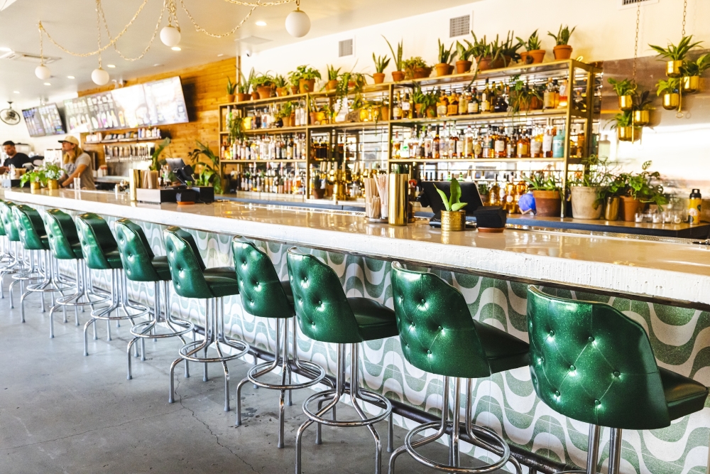 Cosmic's South location recently celebrated a handful of renovations including a new seated bar. (Courtesy Cosmic South;Photo by Erika Rich)