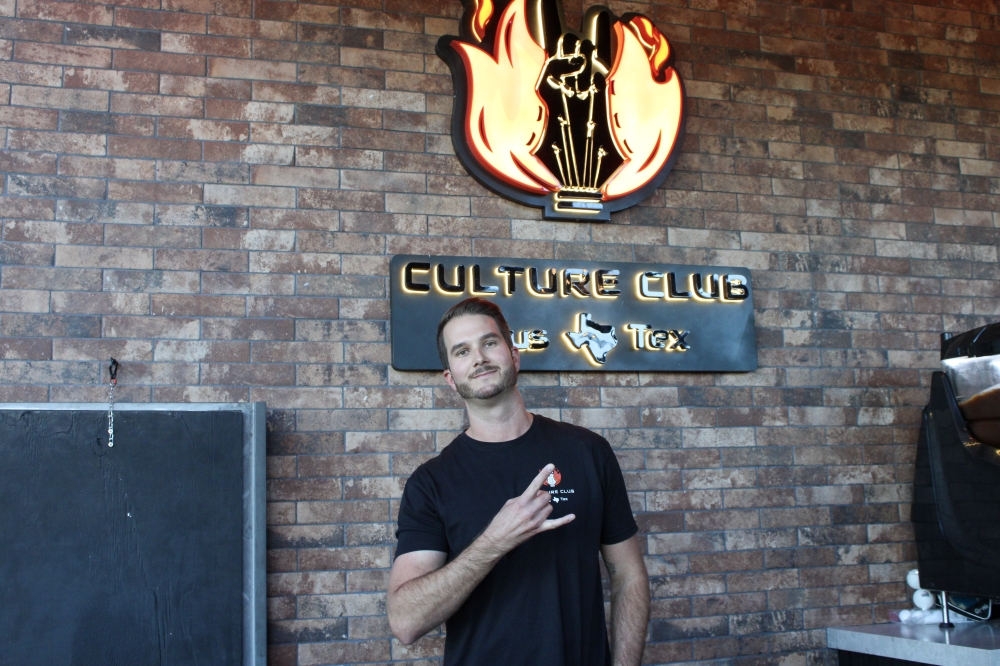 Owner Justin Knoch opened the business in November 2024 and owns a separate speakeasy in El Paso. (Dacia Garcia/Community Impact)