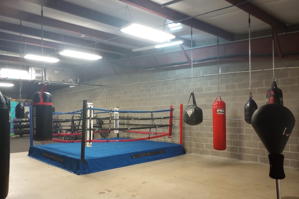 The gym contains a boxing ring, punching bags, free weights and more, all designed specifically for boxing athletes. (Courtesy Let's Bocks Fitness and Boxing)
